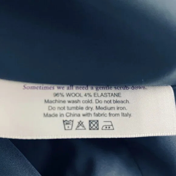 MM LAFLEUR Women’s Gray Pencil Skirt Wool Blend Size 8 - Picture 8 of 8